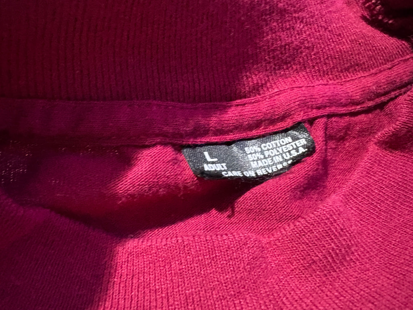 A Women Only Needs Four Animals Tee - Burgundy Size Large