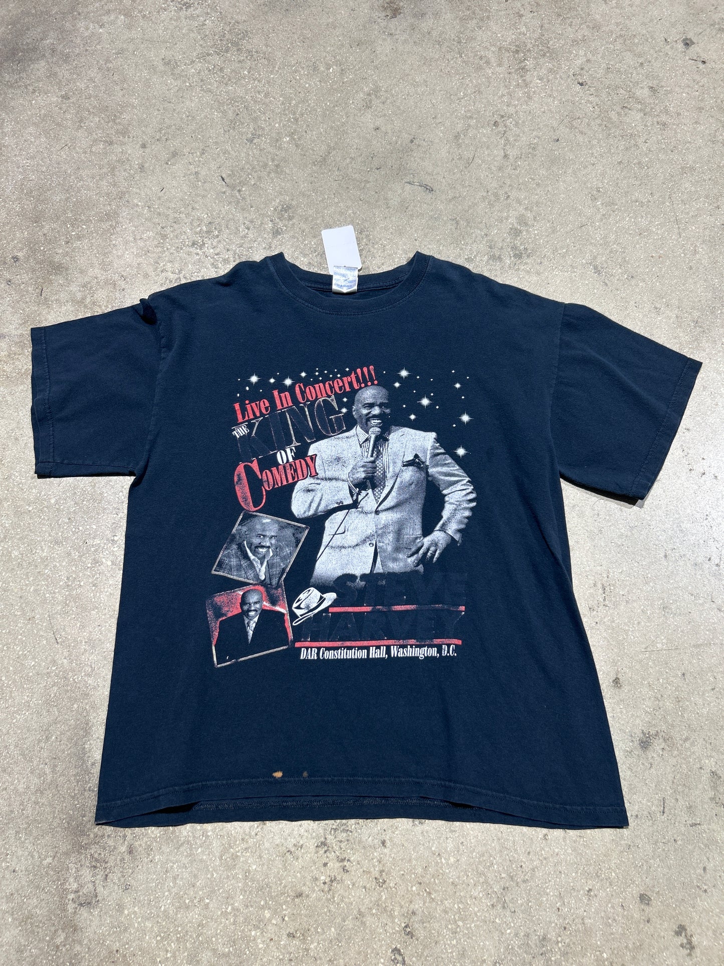 Steve Harvey Live In Concert! Tee - Black Size Large