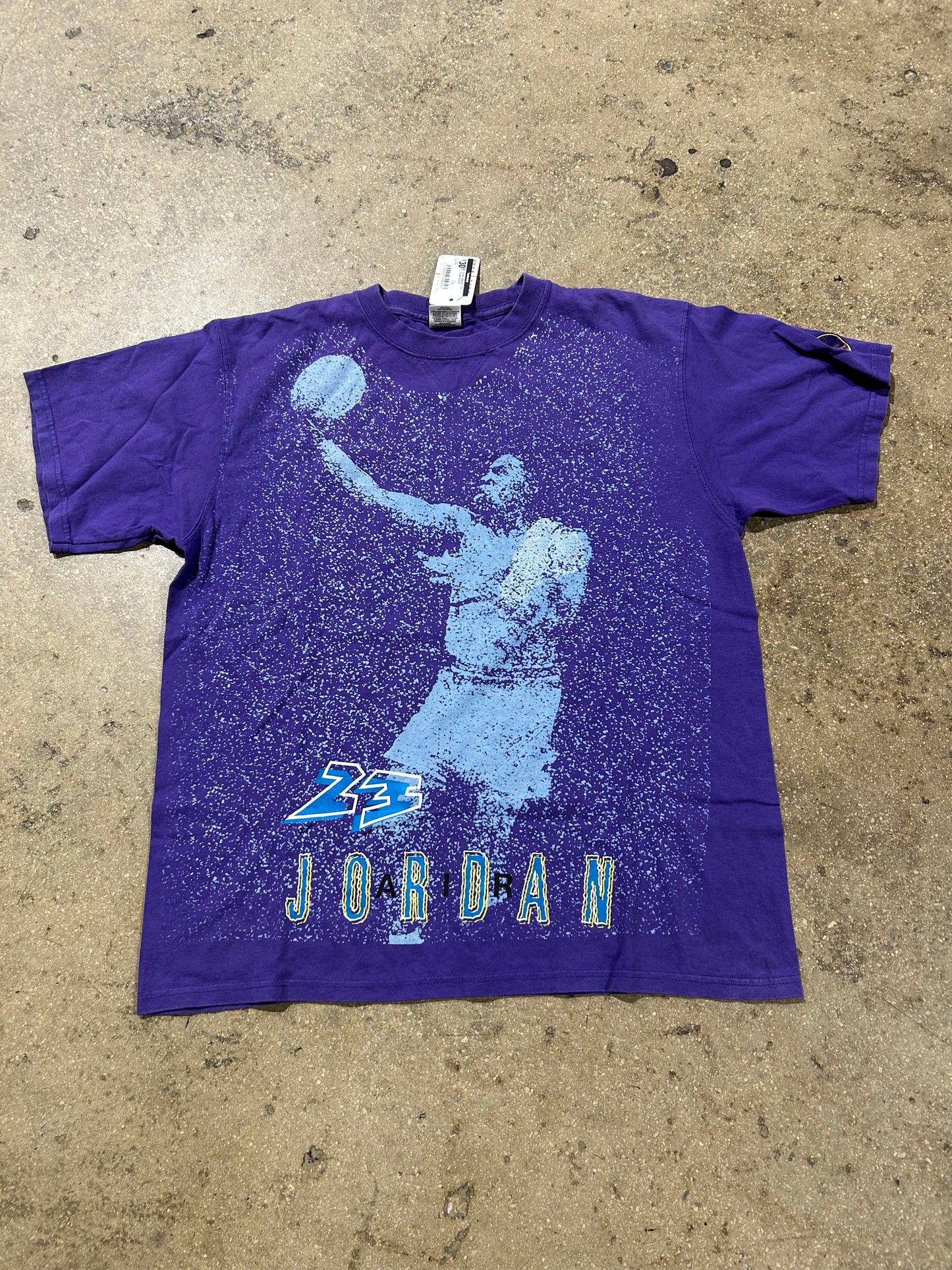 Jordan Abstract Tee - Purple Size XL