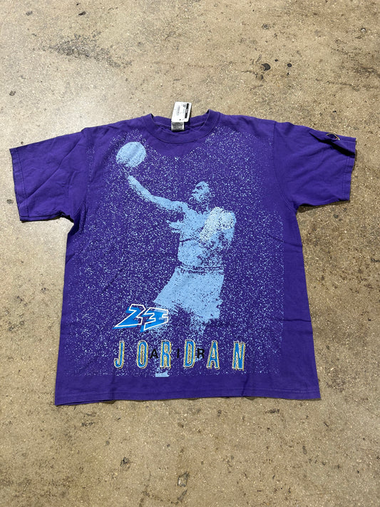Jordan Abstract Tee - Purple Size XL