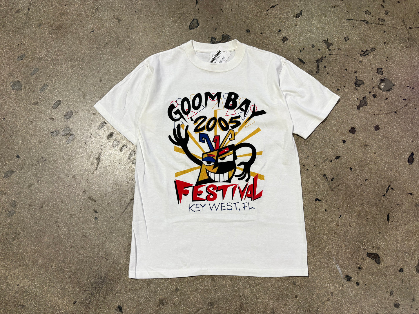 2005 Goombay Fes Tee - White Size Medium
