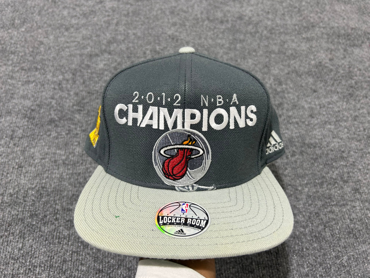 2012 Miami Heat Championship SnapBack Hat - Gray