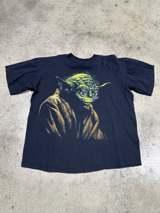 1995 Star Wars Yoda Tee - Black Size XL