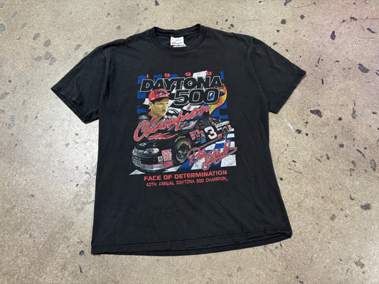 1998 Dale Earnhardt 50th Anniversary Tee - Black Size XL