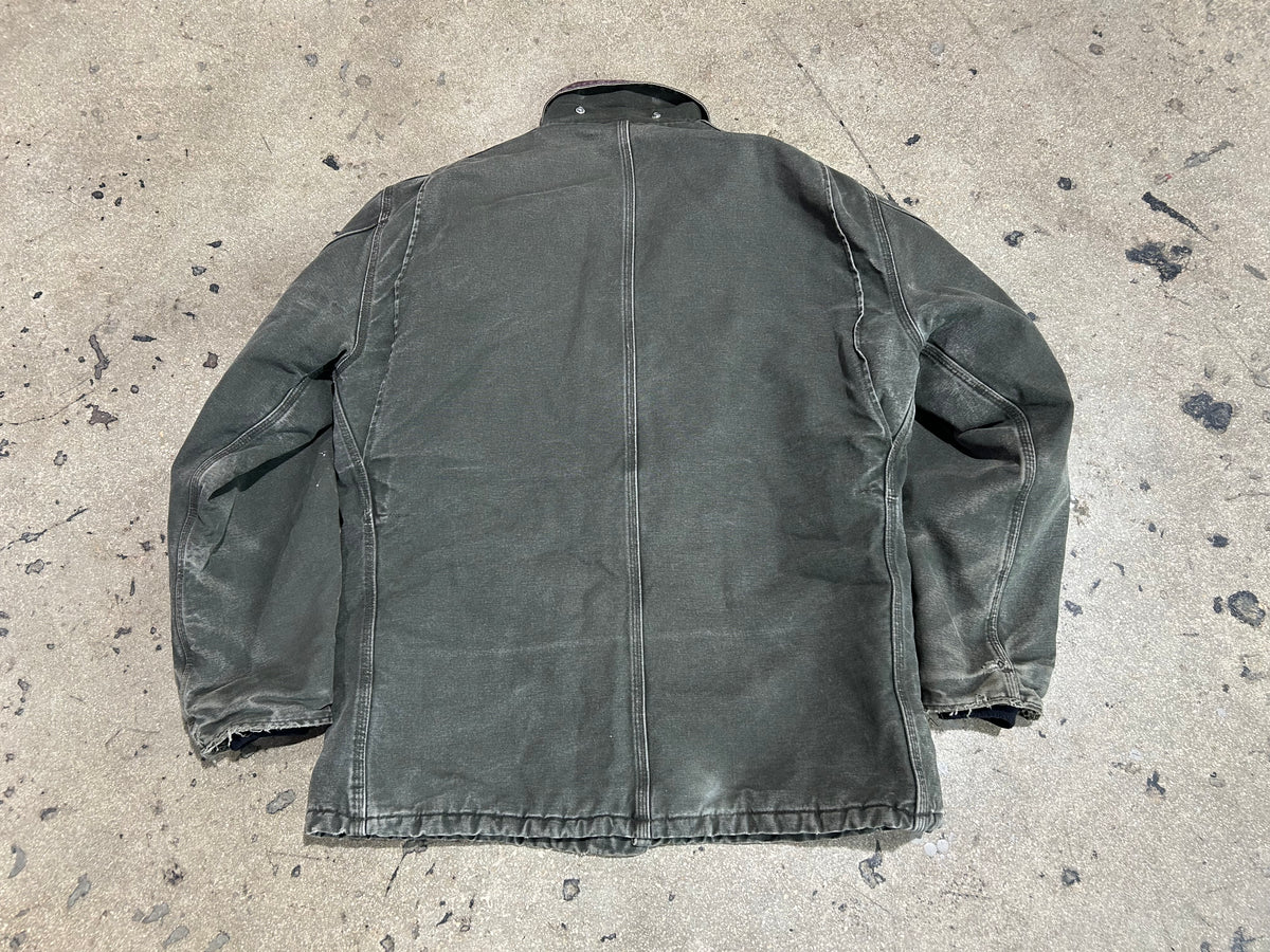 Carhartt Chore Work Jacket - Faded Black Size XL