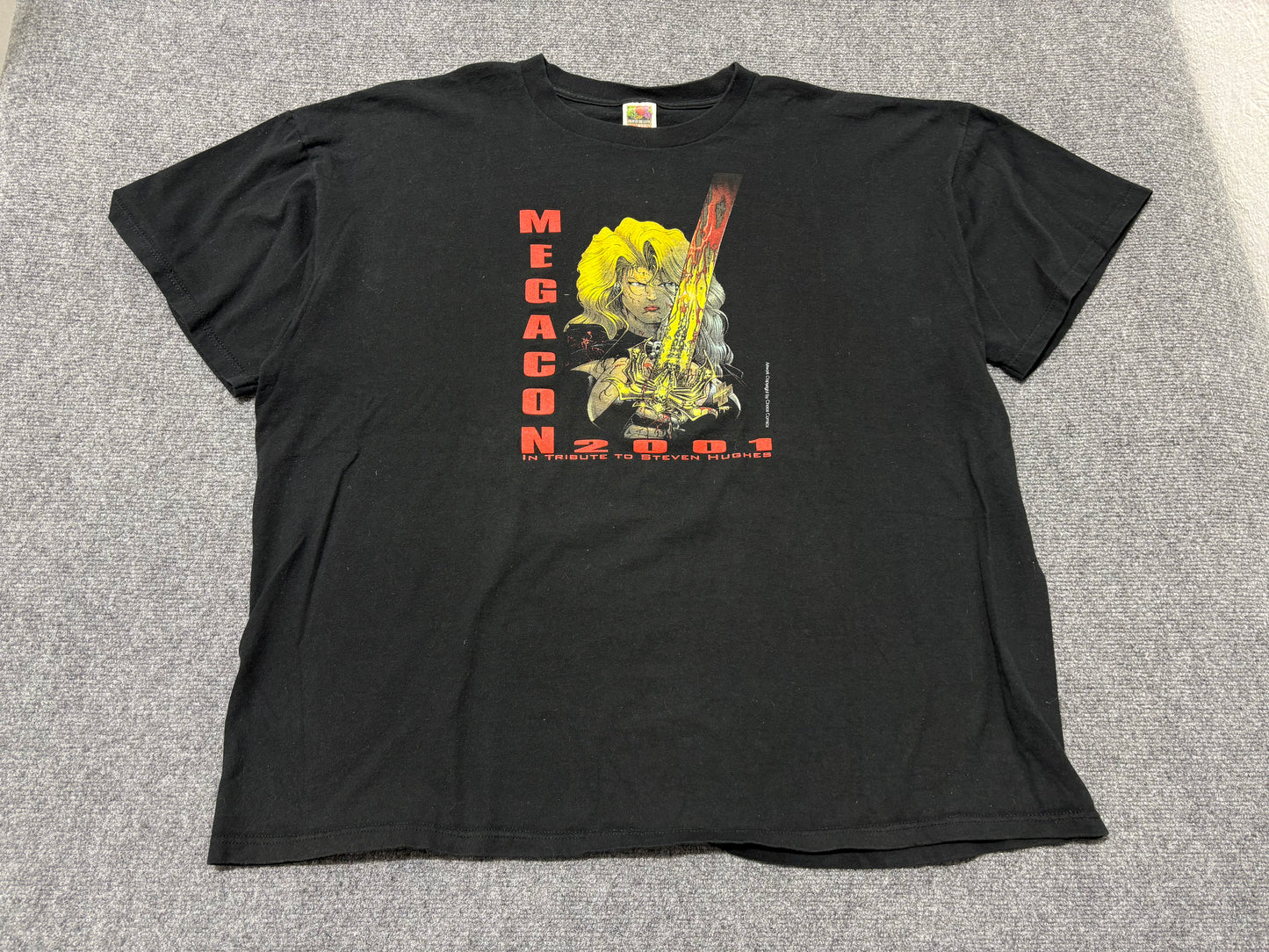 2001 Megacon Chaos Comics Tee - Black Size 3XL