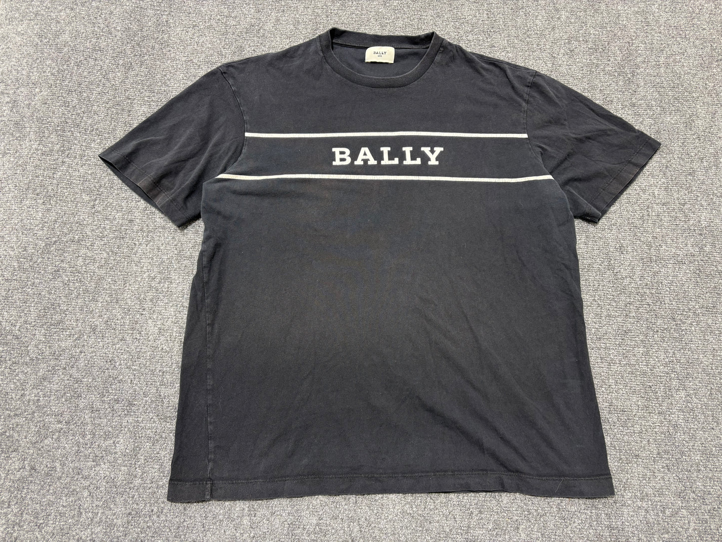 Bally Spell Out Tee - Black Size XL