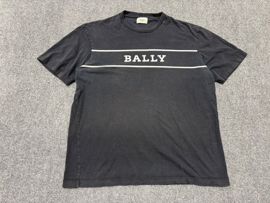 Bally Spell Out Tee - Black Size XL