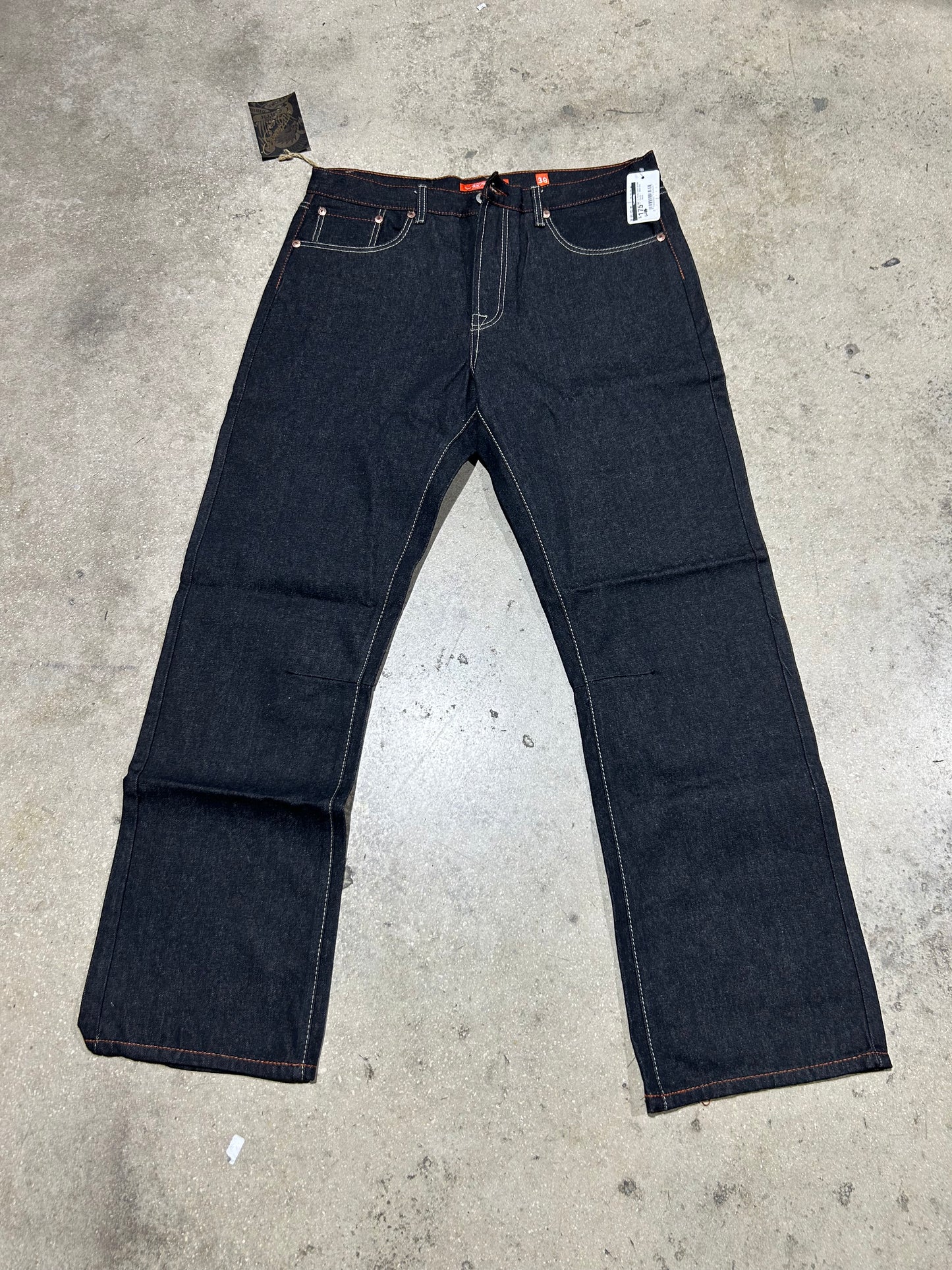 Ed Hardy Eagle Sunrise Denim - Black Size 38x35