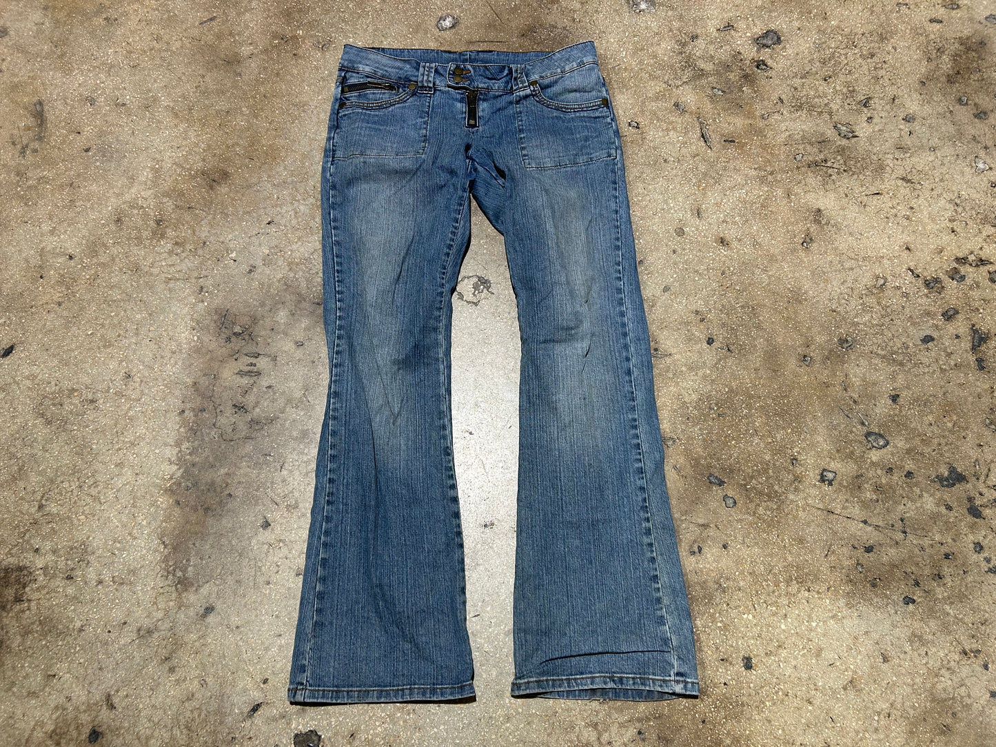 Jessica Lopez Zipper Jeans - Blue Size 7