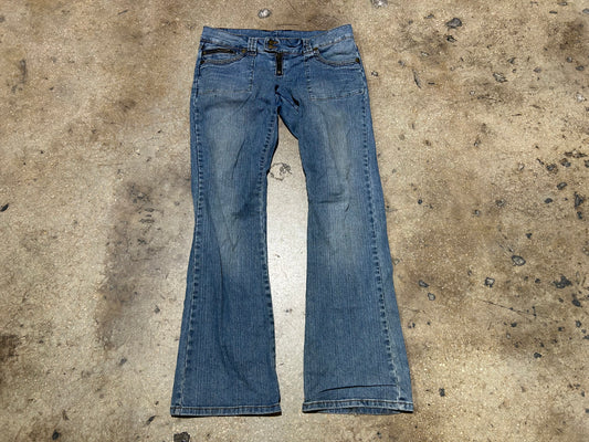 Jessica Lopez Zipper Jeans - Blue Size 7