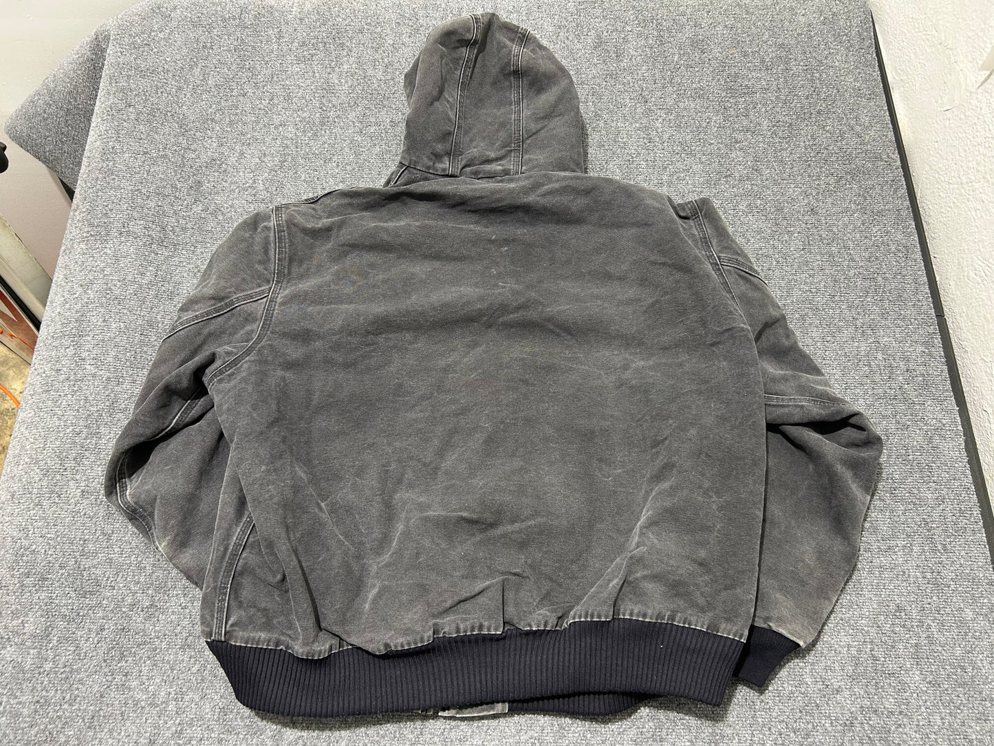 Carhartt Hooded Work Jacket - Gray Size XXL
