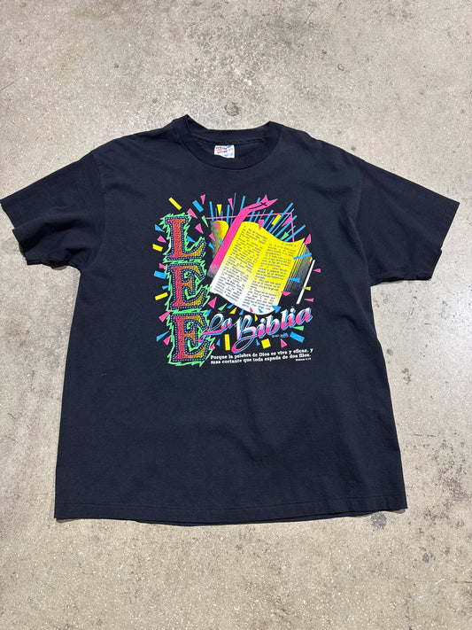 1991 La Biblia Riverside Tee - Black Size XL