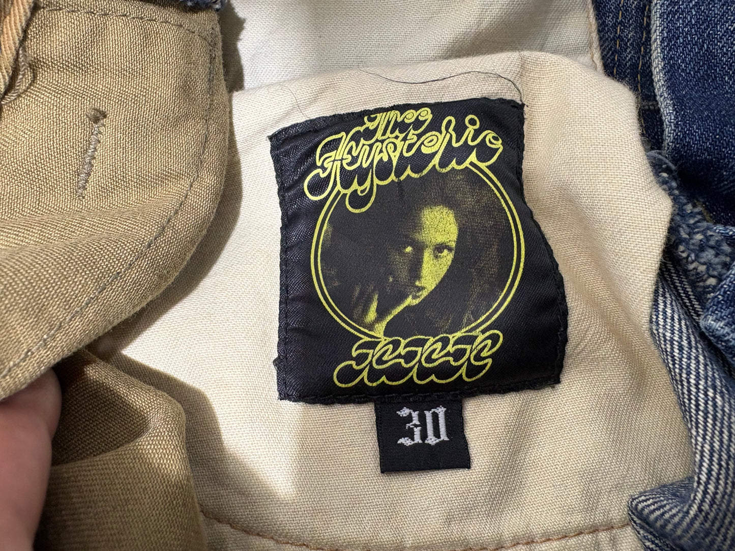 Hysteric Hybrid Denim / Cheetah Jeans - Blue Size 30