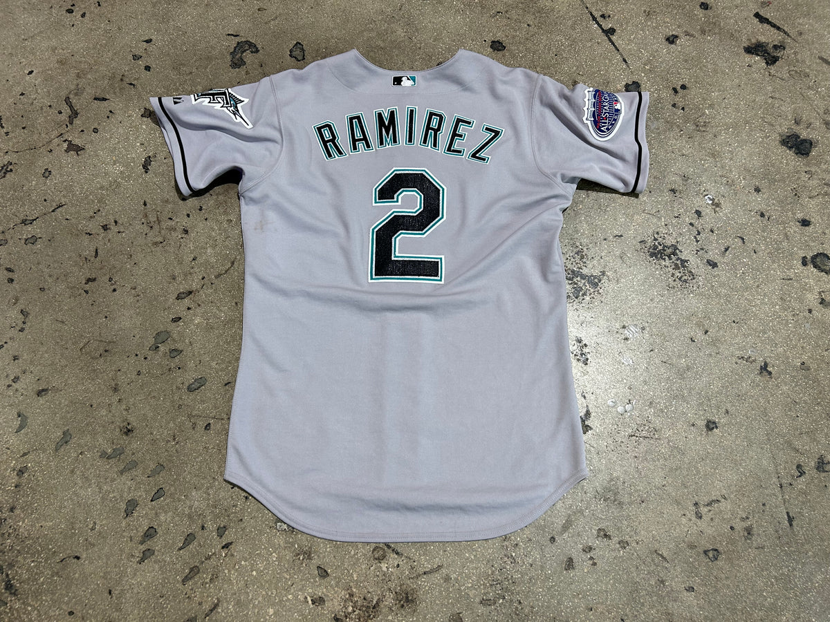 2008 Florida Marlins #2 Ramirez Jersey - Grey Size XL