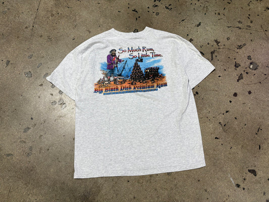 Big Black Dicks Rum Tee - Grey Size XL