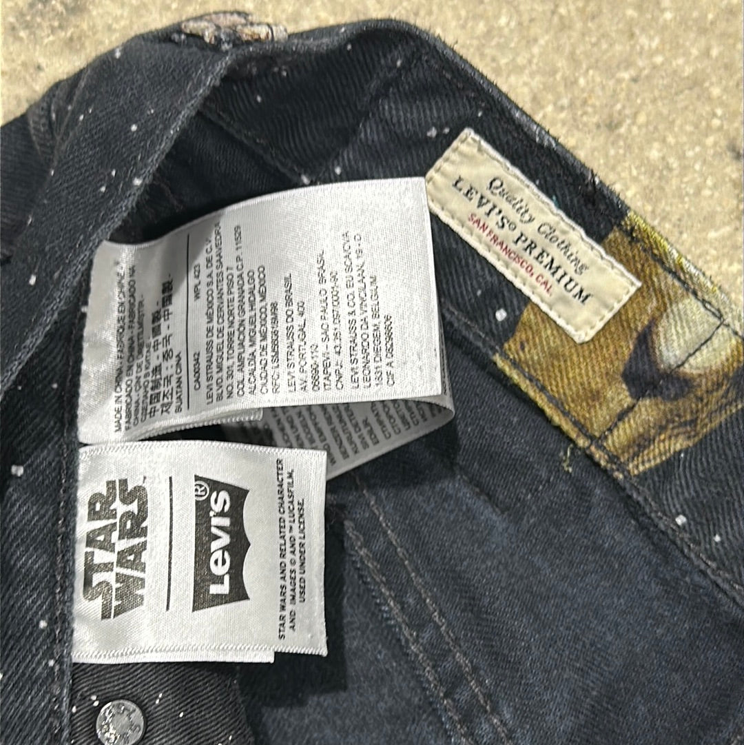 Levis Star Wars Denim Jeans - Black Size 29x32