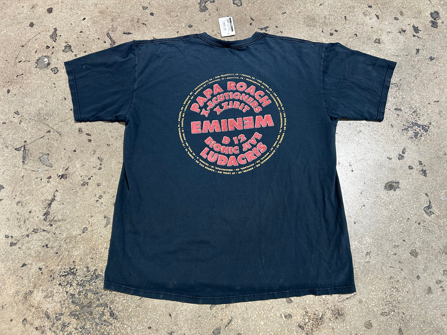 Thrashed Eminem The Anger Management Tour Tee - Black size XXL
