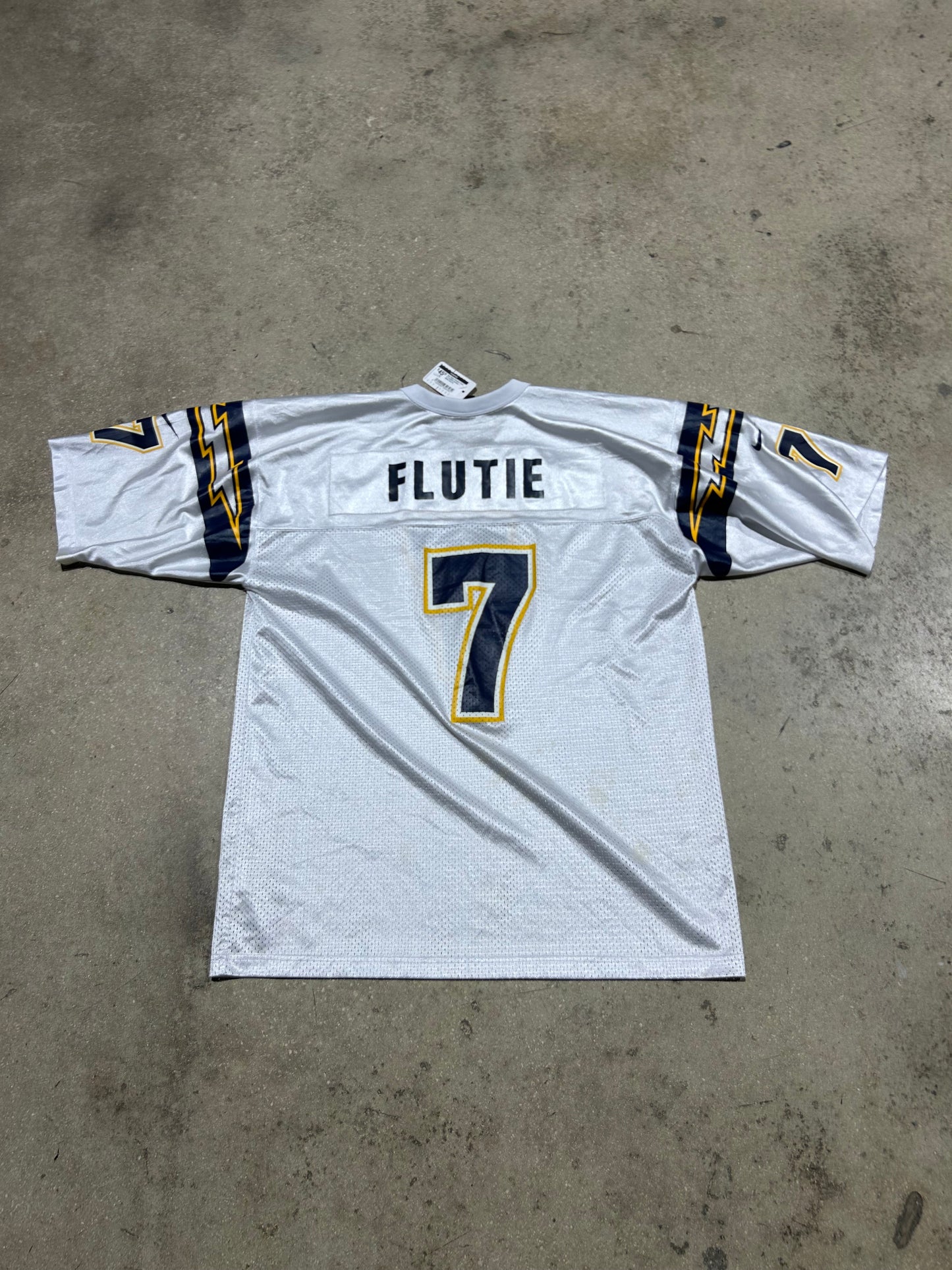 San Diego Charges Flutie #7 Football Jerseys - White Size XL
