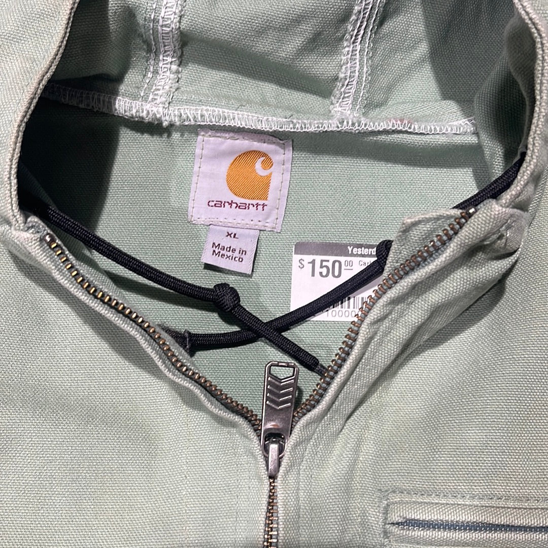 Carhartt Hooded Jacket - Seafoam Size XL