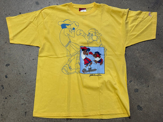 Platinum Fubu Boxing Tee - Yellow Size XXL