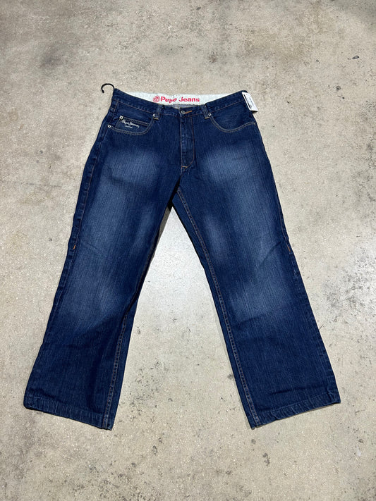 Pepe Jeans Washed Denim - Indigo Size 36x33