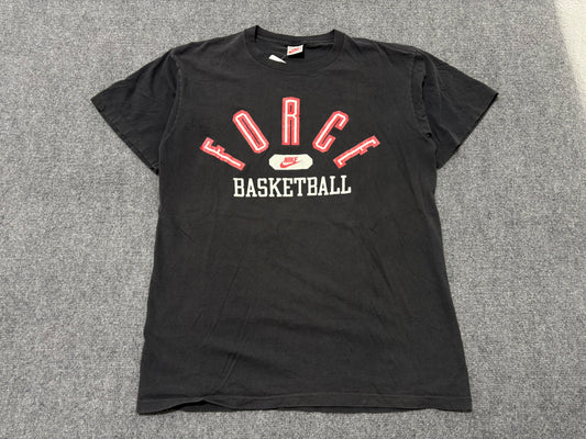 Nike Force Basketball Tee - Faded Navy Size Medium