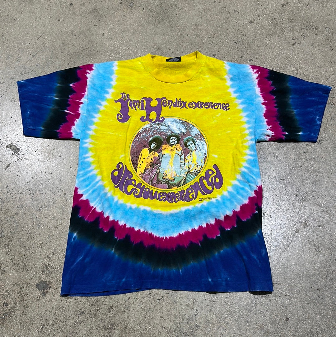 2002 Jimi Hendrix Experience Tee - Tie-Dye Size Large