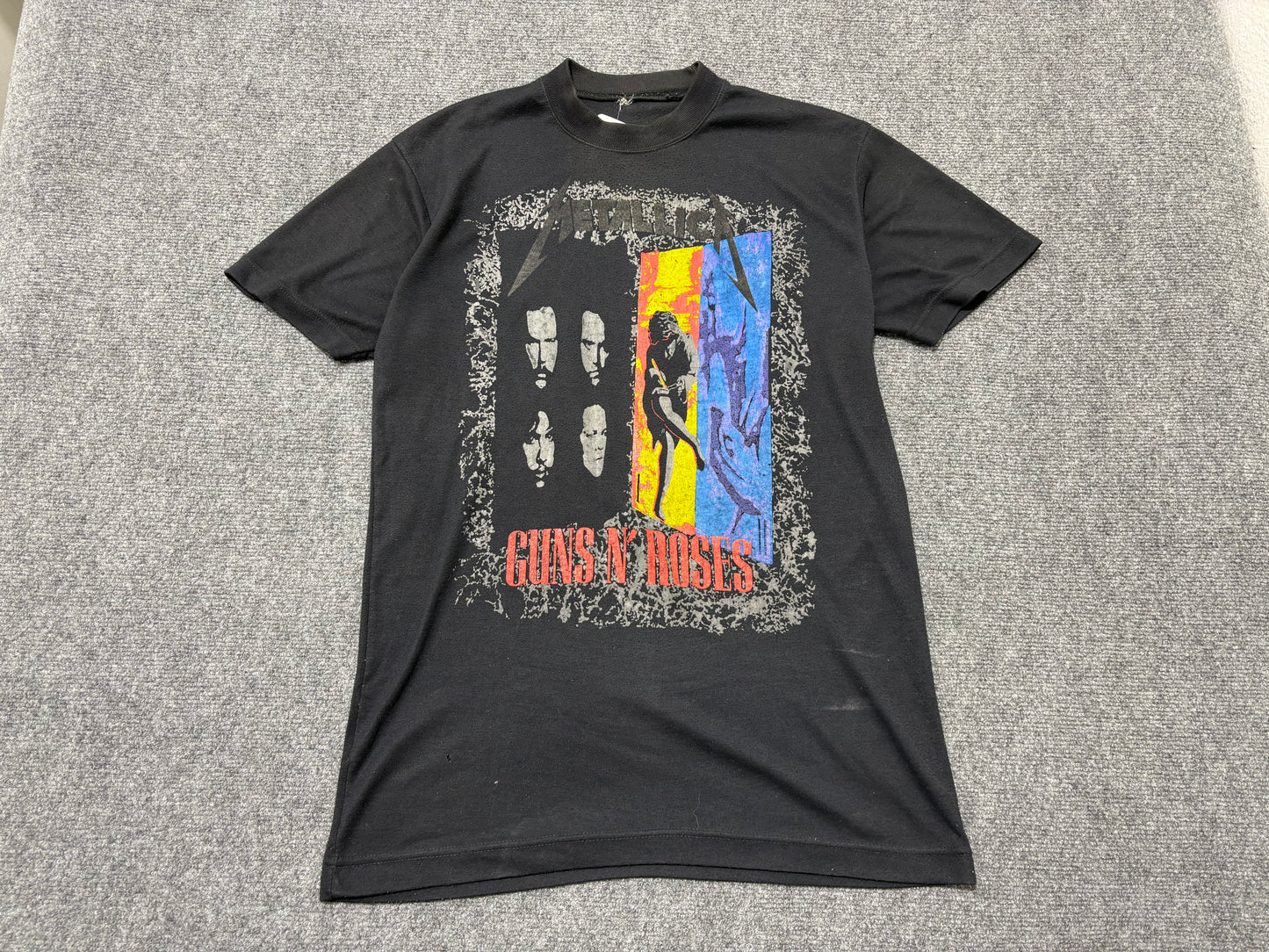1994 Guns N Roses / Metallica Tour Tee - Black Size Large