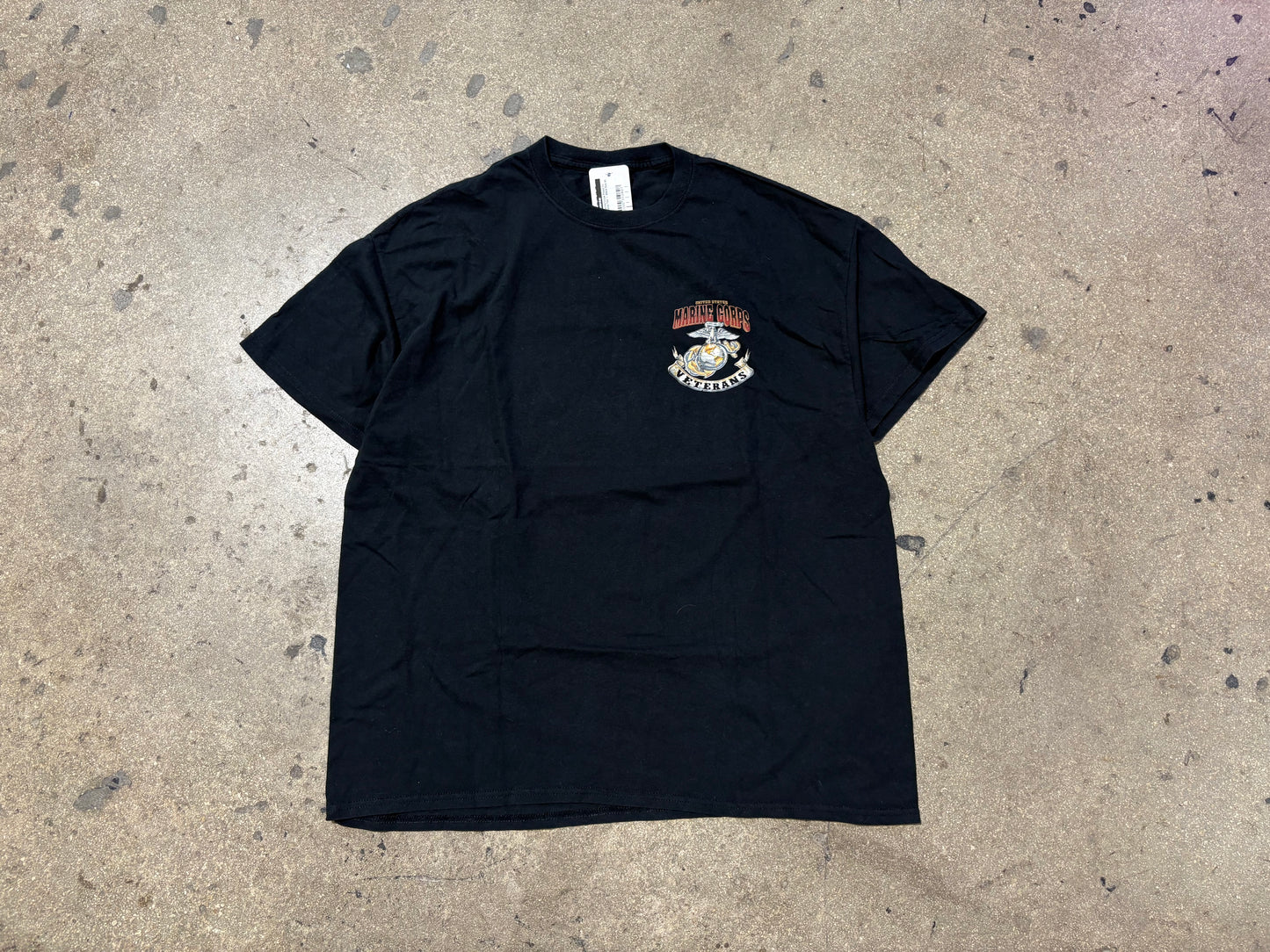 Marine Corps Proud To Serve Tee - Black Size XL