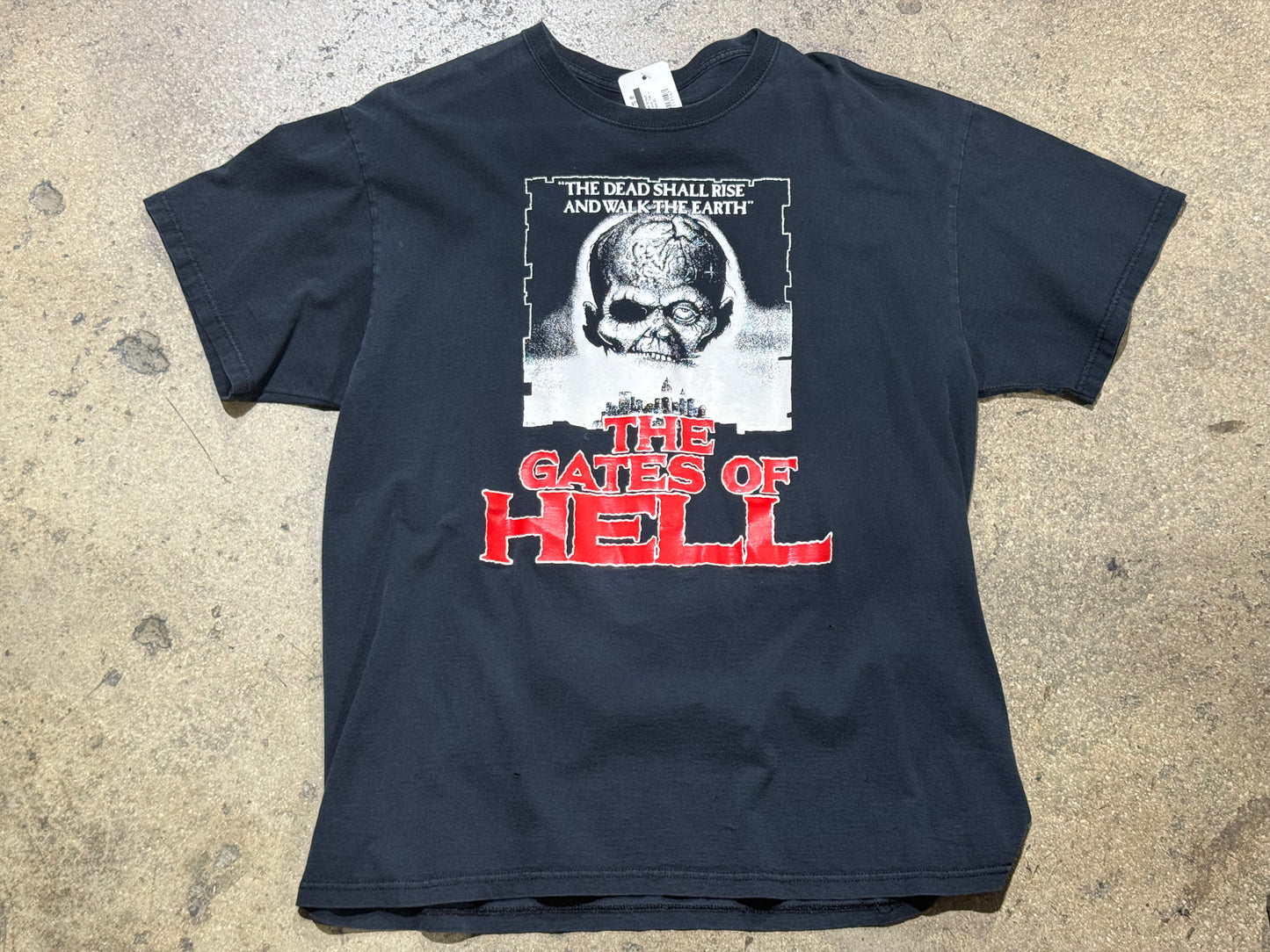 The Gates of Hell Movie Cover Tee - Black Size XL