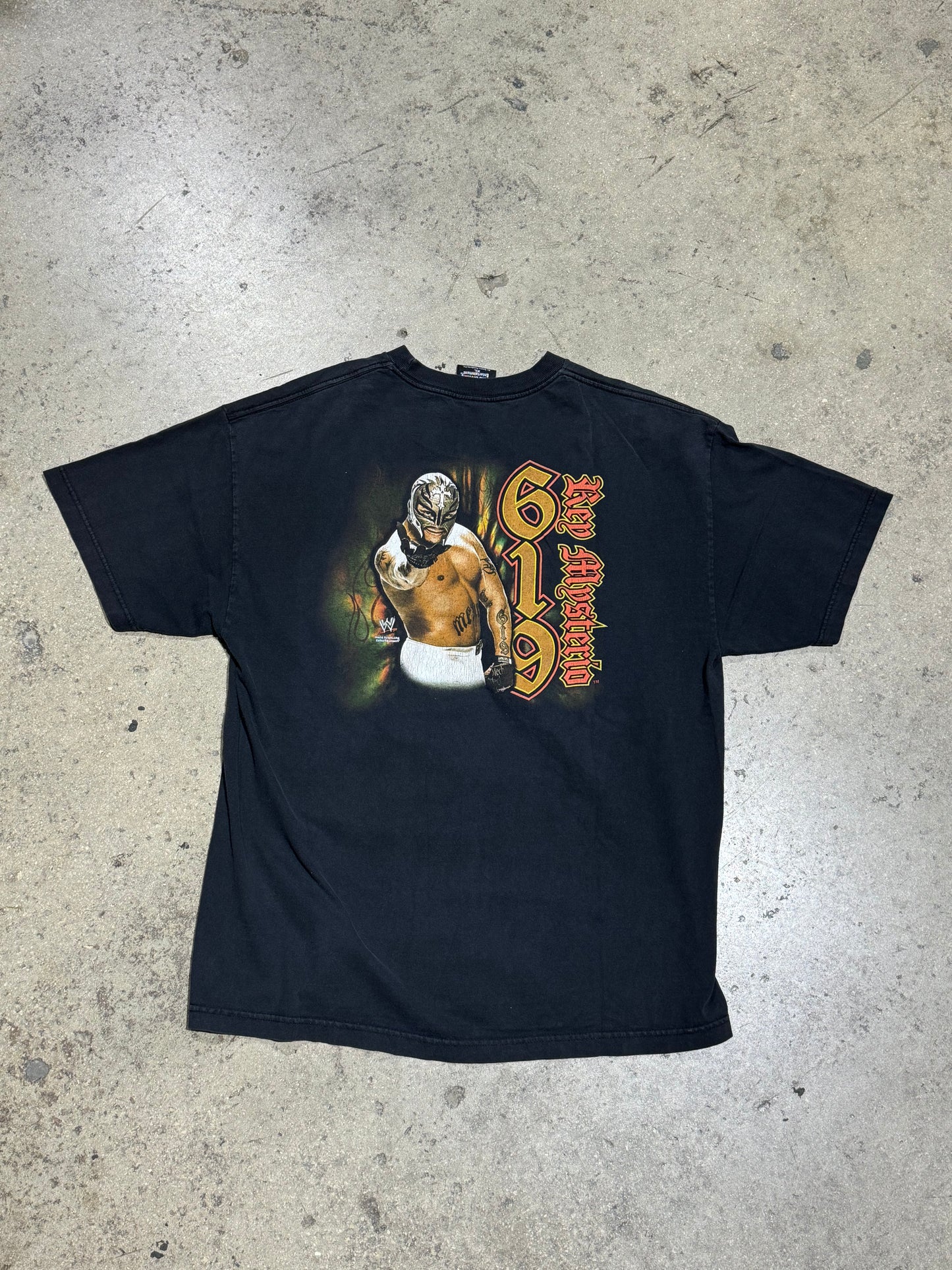 WWE Rey Mysterio West Coast Pop Tee - Black Size XL