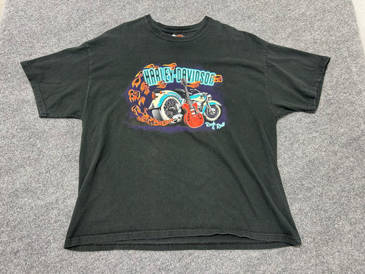 2005 Harley Davidson Rock n Roll Alaska Tee- Black Size XXL
