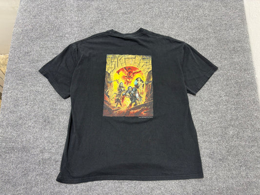 2000 Dungeons and Dragons Tee - Black Size XL