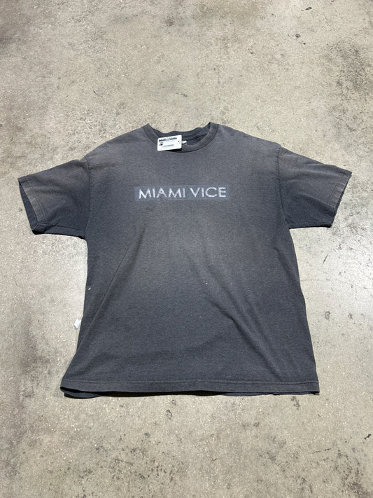 2006 Miami Vice Movie Tee - Faded Grey Size XL