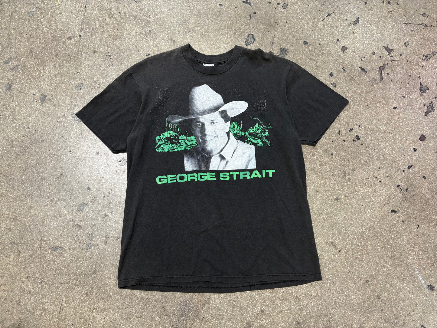 George Strait Entertainer Of The Year Tee - Black Size XL