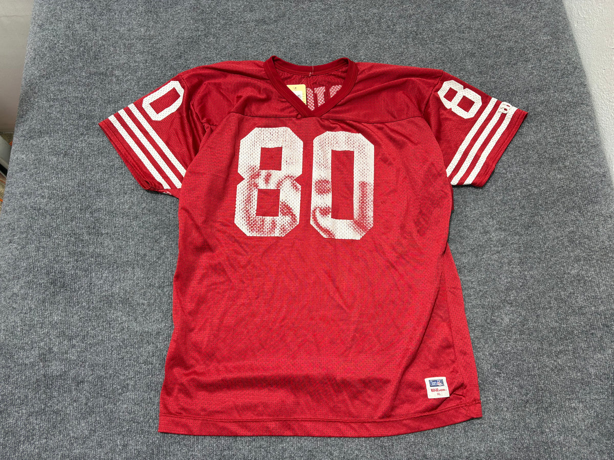 San Francisco 49ers #80 Rice Jersey - Red Size XL