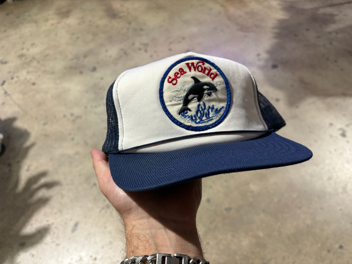 Sea World Orca Trucker Hat - Navy / White
