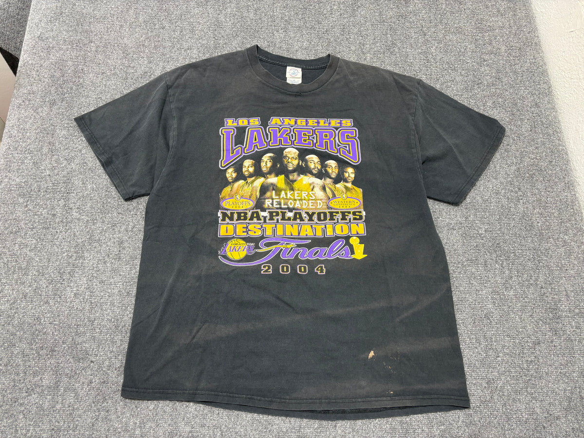 2004 Los Angeles Lakers Reloaded Tee - Black Size XXL