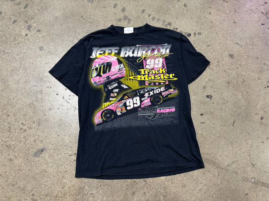 1998 NASCAR Jeff Burton Track Master Tee - Black Size XL