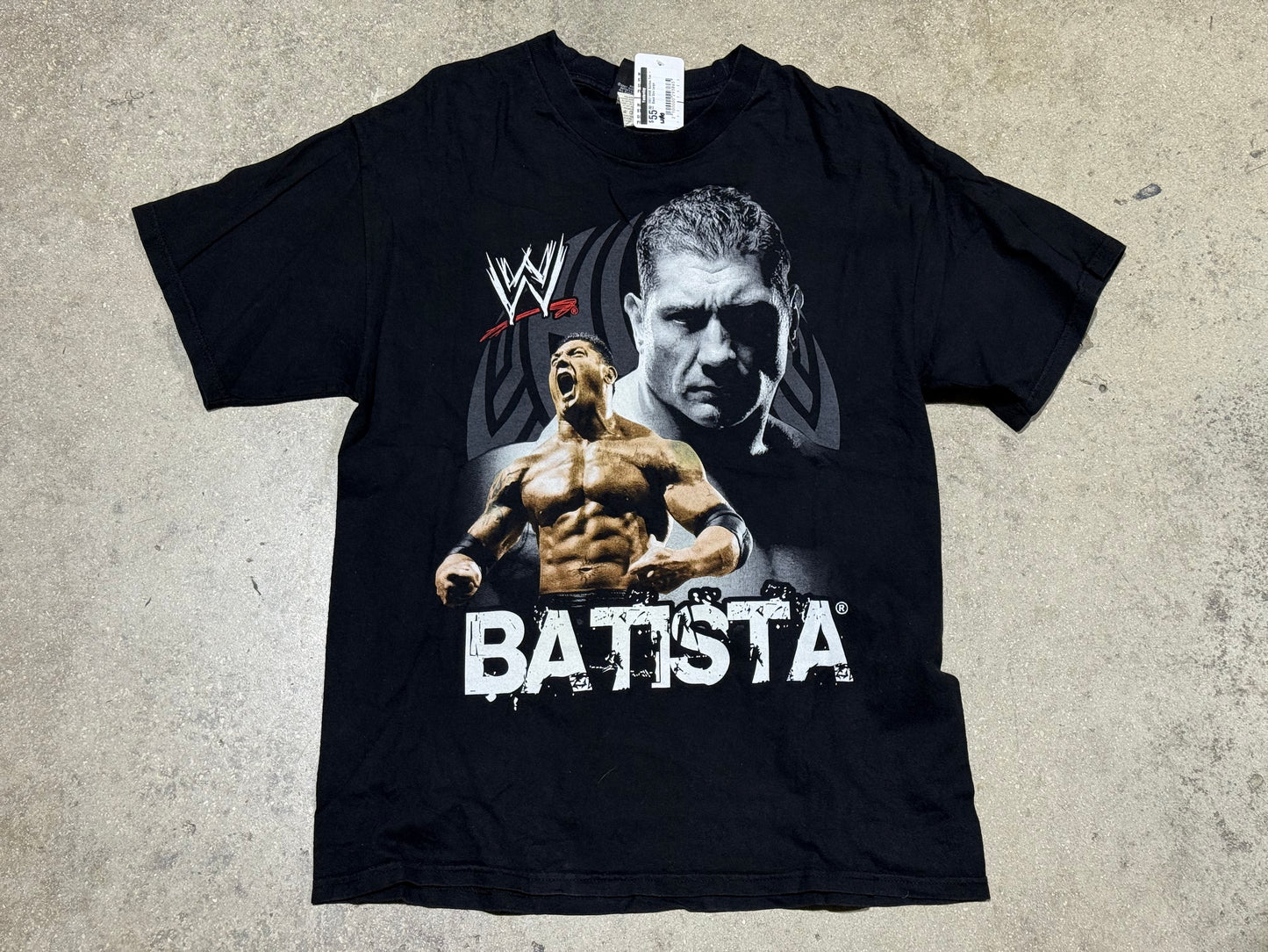2007 WWE Batitsa Tee - Black Size Large