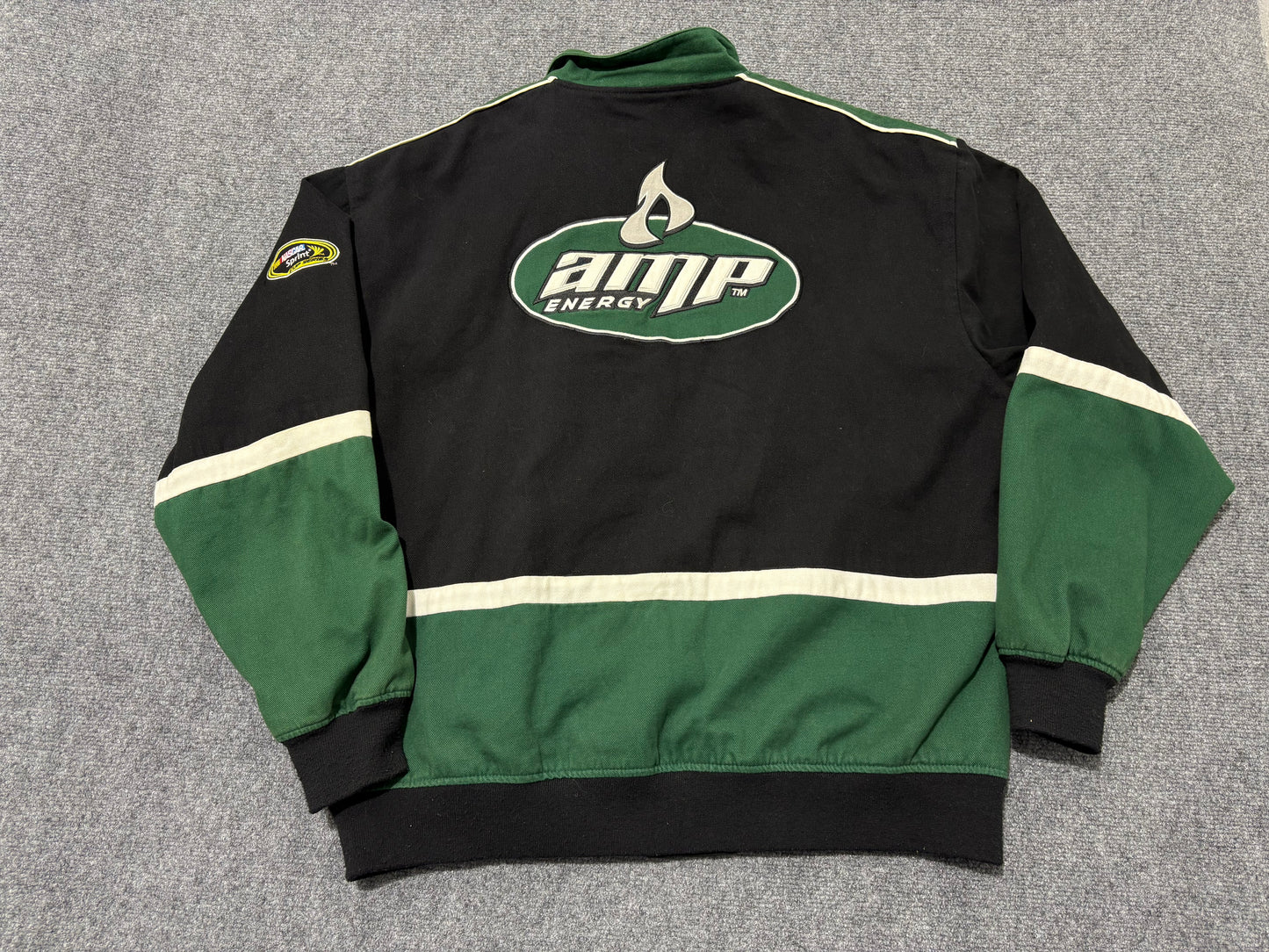 Winner Circle AMP Energy Racing Jacket - Black / Green Size XL