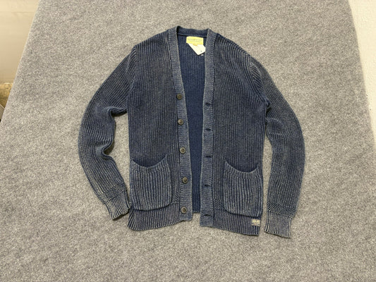 Ralph Lauren Denim Supply Waffle Knit Cardigan - Navy Size XS (CON)