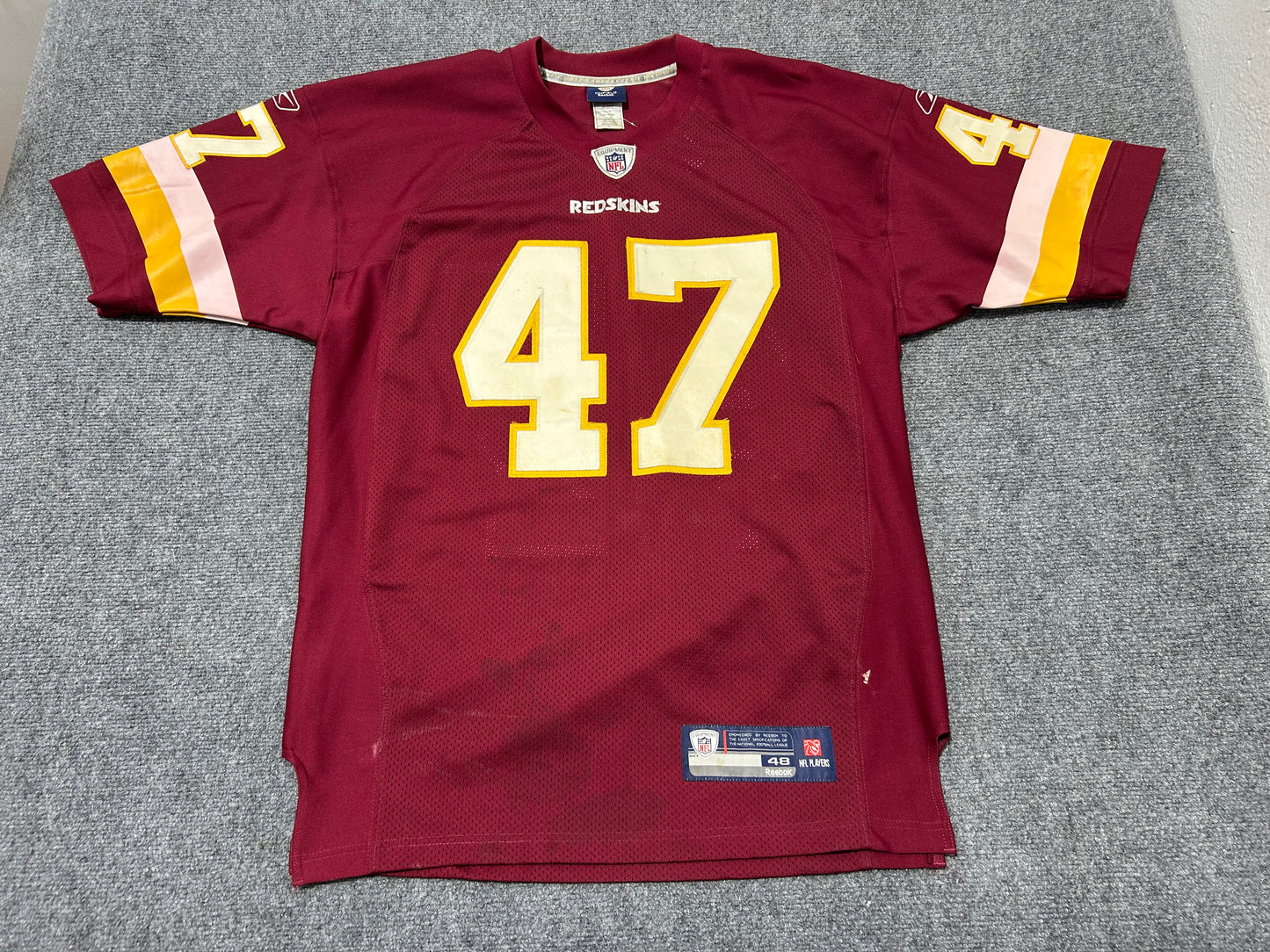 Washington Redskins #47 Cooley Jersey - Red Size 48/XL
