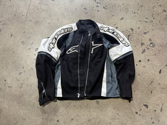 Alpinestars Racing Motorcycle jacket - Black / White Size XL
