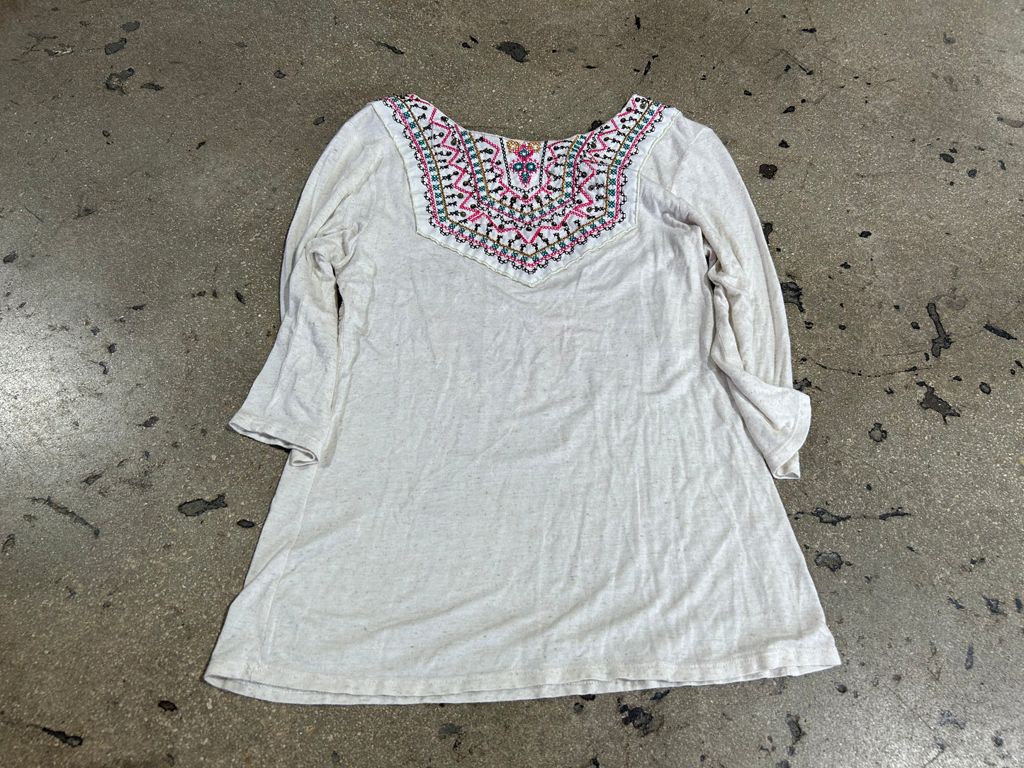 Harley Davidson Tribal WMNS Shirt - Cream/Multi Size Large (con)