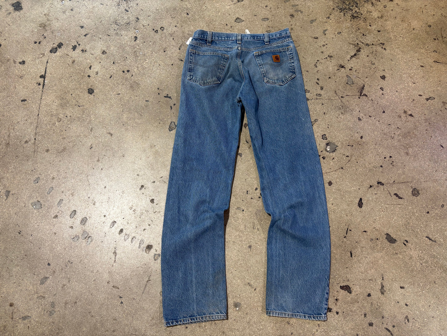 Carhartt Relaxed Fit Denim Jeans - Light Wash Size 34 x 36