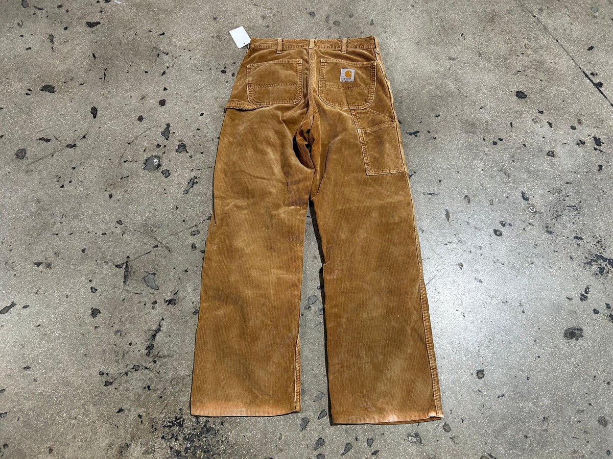 Carhartt Corduroy Carpenter Pants - Khaki Size 29 x 29