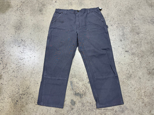 Carhartt Double Knee Pants - Grey Size 42x30