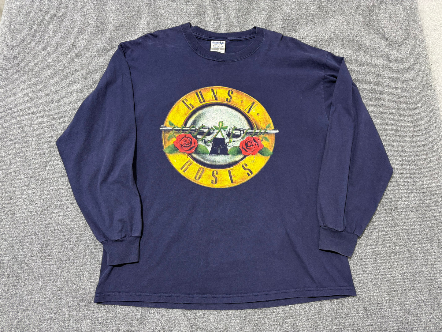 2002 Guns n Roses Chinese Democracy Tour Long Sleeve - Navy Size XL